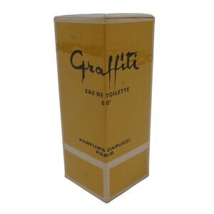 Graffiti Eau de Toilette 2oz Parfums Capucci Paris NEW Factory Sealed France VTG